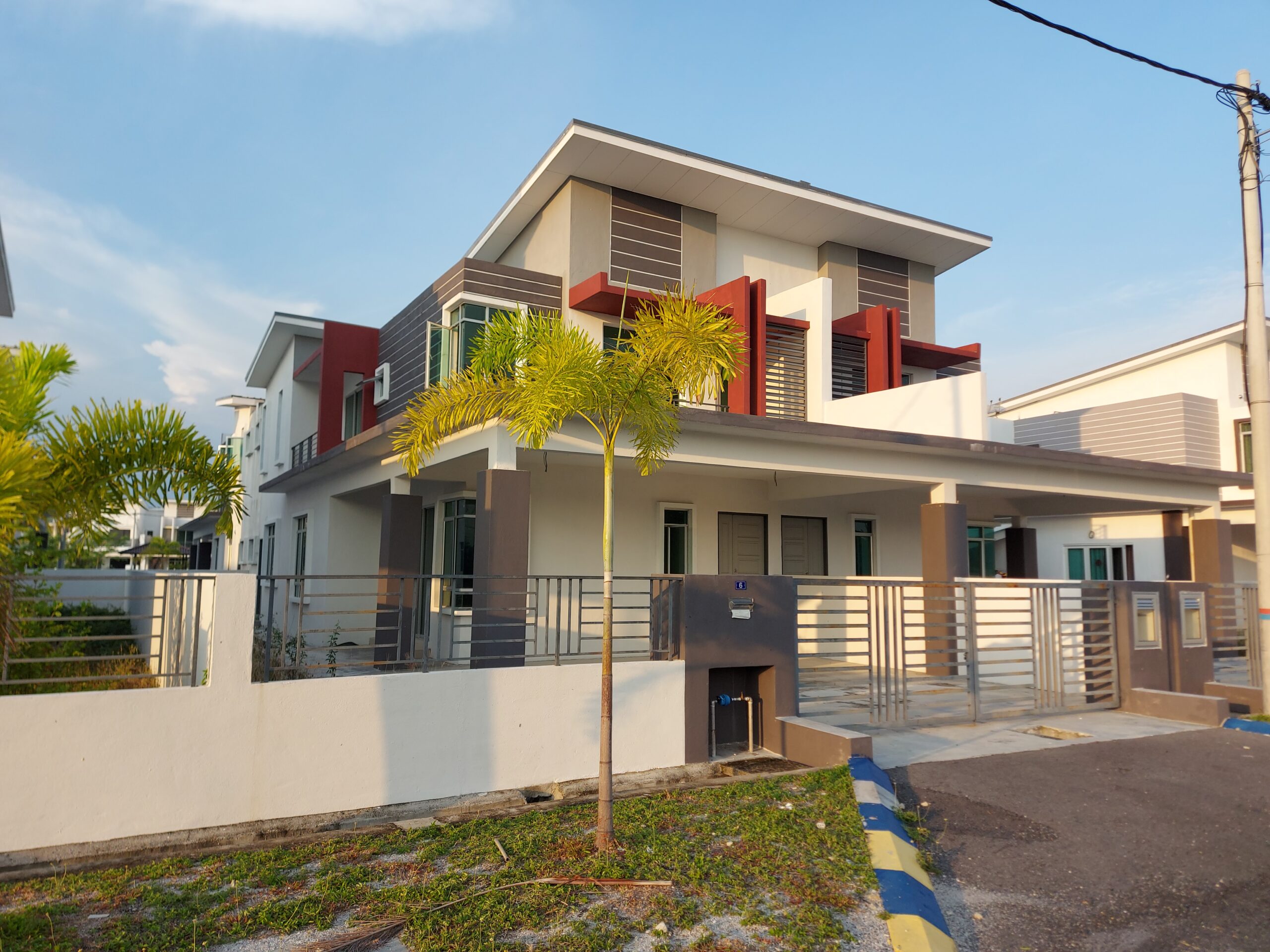 Double storey house photo