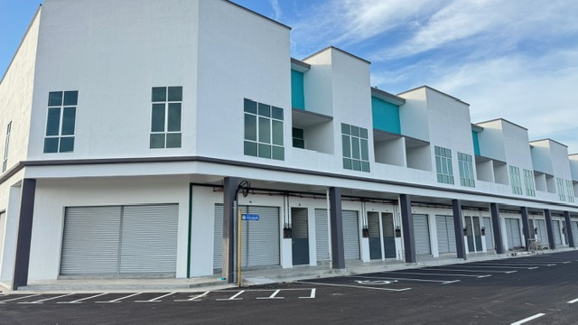 double storey shoplots side view