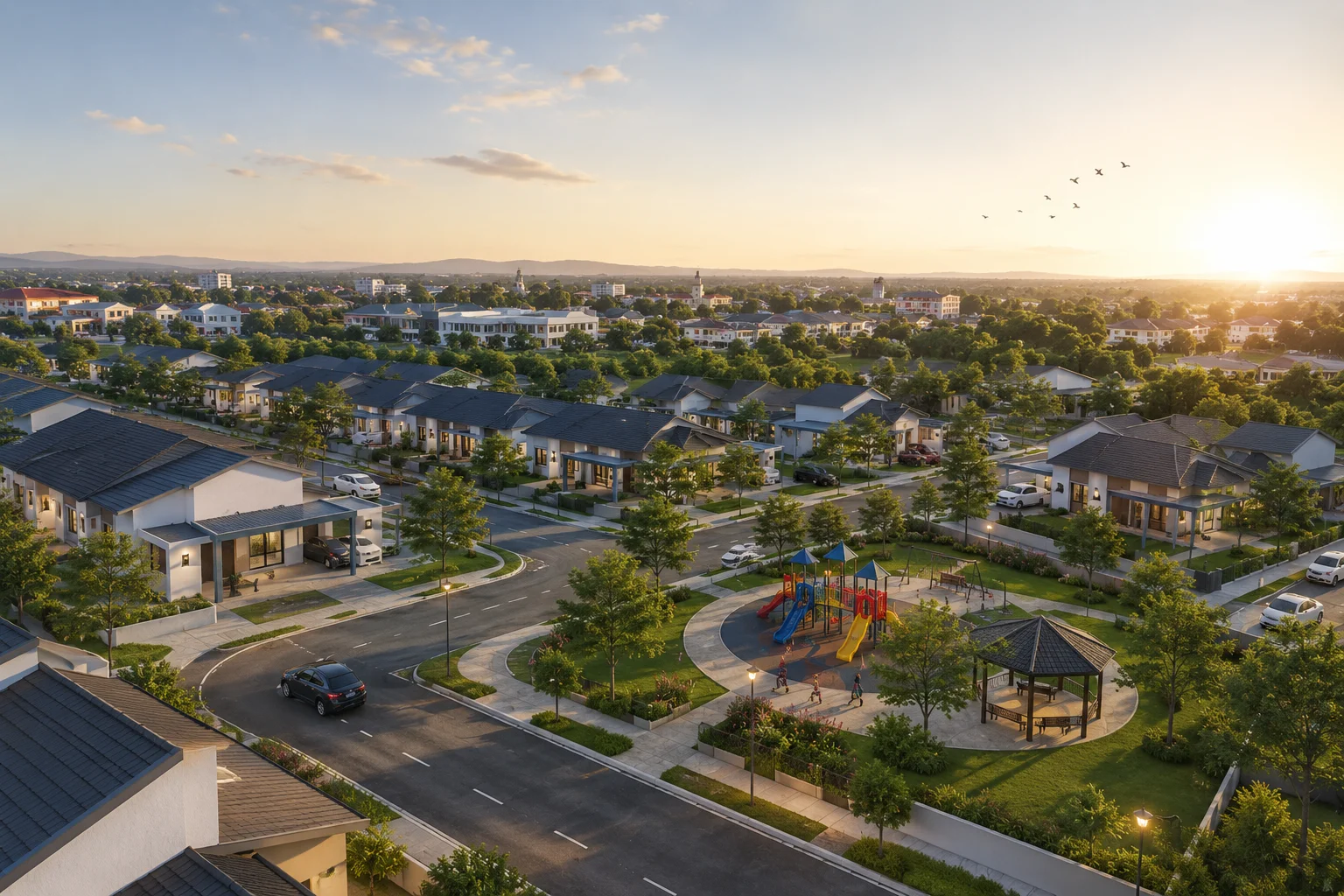 residential area illustration